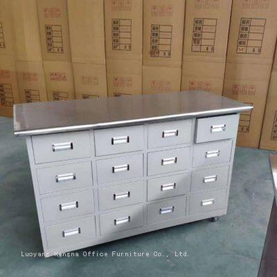 Gabinete de hierbas chinas de alta resistencia para almacenamiento a largo plazo | Gabinete de almacenamiento de hierbas de acero para mostrador de venta minorista de farmacia photo-4