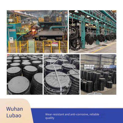 Lubao Ductile Iron φ700*850 Circlip Manhole Cover Manufacturer, Heavy-duty Manhole With Five Protections for Telecommunications and Power Sewers photo-4
