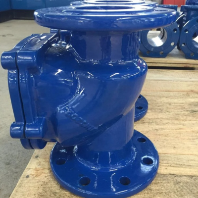 DN40-DN350 PN16 Cast Ductile Iron GGG50 Lift Ball Check Valve Flange Soft Seal Non Return Check Valve Price photo-6