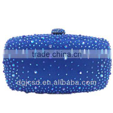 AB crystal pillow evening clutch