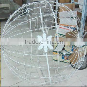 Christmas Led Decoration Lights 3d Motif Ball Led 3d Motif Lights Aluminum Ball photo-2