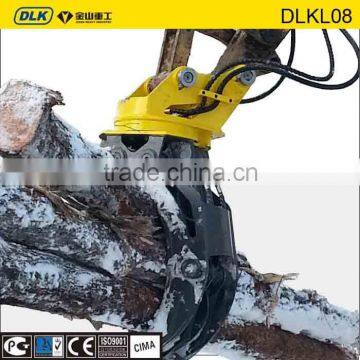 PC200 hydraulic claw, wood claw, excavator claw, rotating timber claw