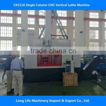 CK5110 Single Column Cnc Vertical Lathe Machine for Sale