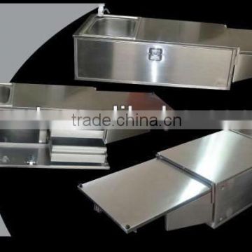 customized stainless steel tailgate kitchen