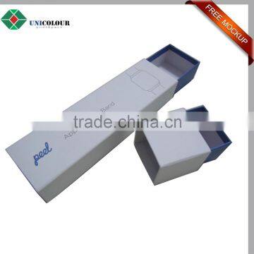 Hot sell drawer cradboard branded watch gift box