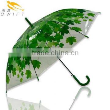 New plastic pvc poe environmental protection printing umbrella