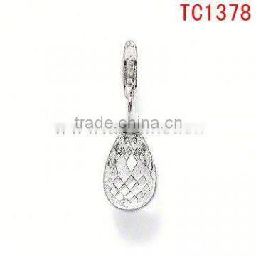 TC1378 oval web strip nice white pearl elegant accessory trendy pendant&charm