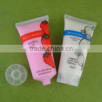 Cosmetic OEM FDA EEC Skin Care 100 ml Plastic Tube Body Lotion