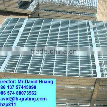 hot dip galvanized plain floor grating,galv smooth grating