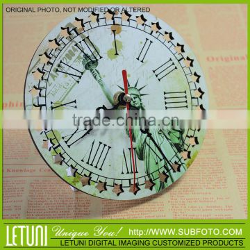 house decoration stars wall clock