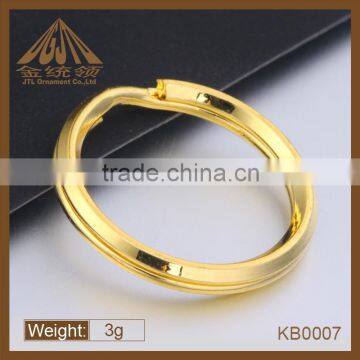 Fashion High Quality 1 Inch Gold Split Keyrings