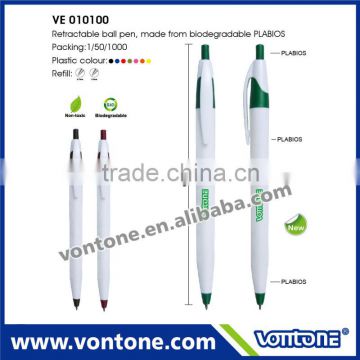 promotional Retractable ball pen eco friendly ball pen