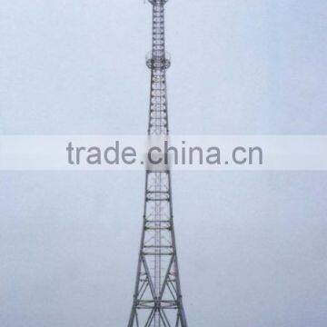 angle steel antenna tower GSM tower telecom communication self supporting tower