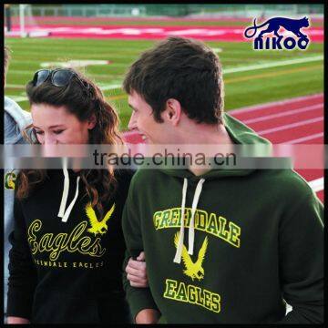 Customized Pullover universitaire School Hoodie, Silk screen printed hoodie