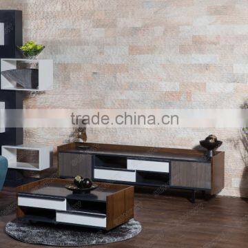 Specail New Mdf Wood tv Cabinet Design Matching Coffee Table for Living Room photo-6