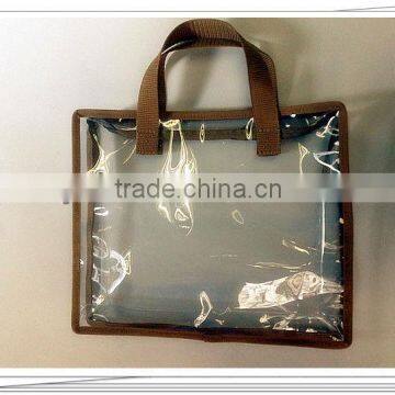 alluring wholesale transparent pvc packing handbags TP7906