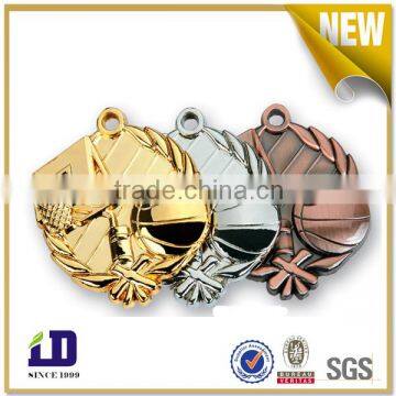 basketball gold/silver/bronze metal medals