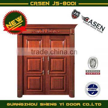 Solid Wood Lobby Door main double door wooden Carved Main Door