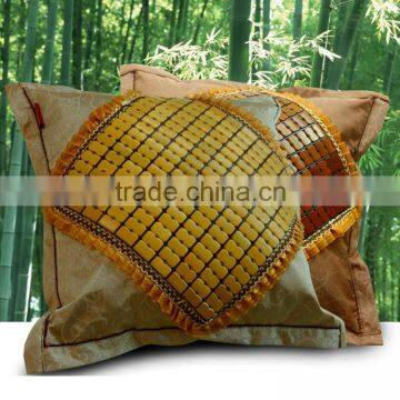 luxury handmade bamboo modern single sofa cushion