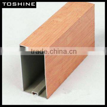 Wood Effect Aluminum Extruson Profile photo-3