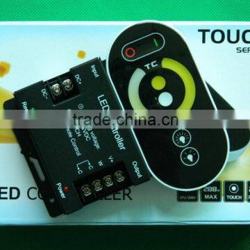 Touching LED Controller in Black for LED RGB lights rgb led touch panel controller