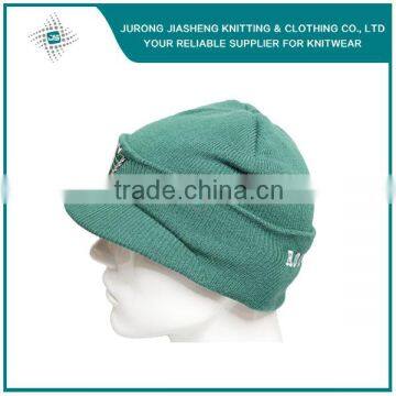 100% Acrylic Custom Knitted Visor Cap