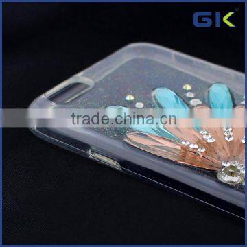 [GGIT] Fashion With Glass Diamond Transparent TPU Phone Case For IPhone 6 Cover photo-4