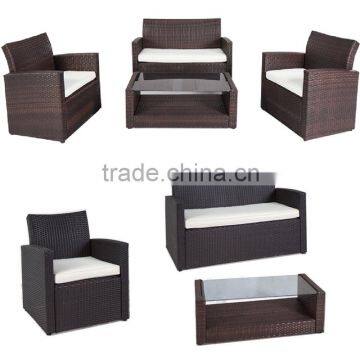 Australia Hotsale Knock down Rattan Outdoor Furniture Patio Wicker Gardenia Sofa Set