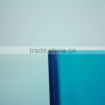 Tinted Laminated Glass with water jet cutting