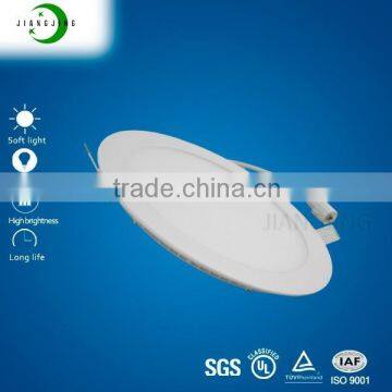 china factory round led light panel 15w