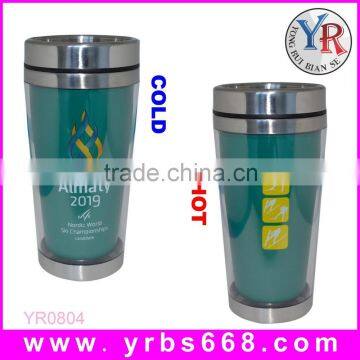 Best Pupular Double Wall Stainless Steel Color Changing Travel Mug