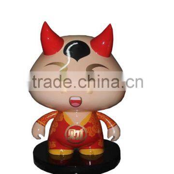 resin cute cartoon little Fuwa statue