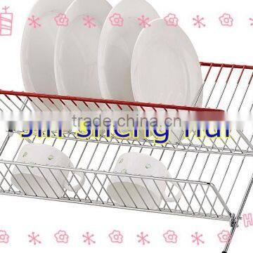 New DesignDual tier Plastic dish rack,dish holder,dish drainer