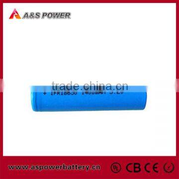 3.2V lifepo4 battery 1400mah power bank for flashlight