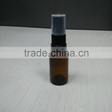 20ml Amber Glass Essential Oil Bottle with Plastic Pump