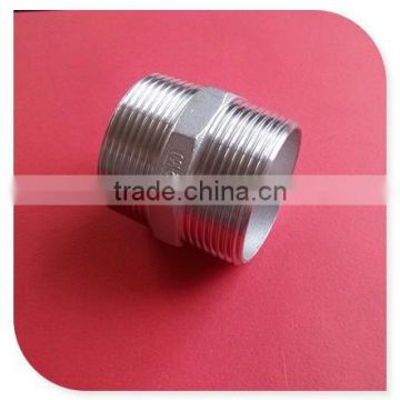 150# threaded fittings hex nippel ss316 size 1inch