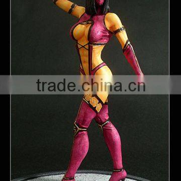 resin hot sexy mask girl statue,moive character resin figurine