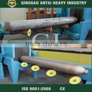 Gas bottle external side shot blasting machine