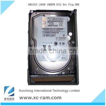 Server hard drive 146GB SCSI 3.5 10K 40K1024 for IBM server hard disk (sever HDD)