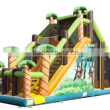 2016 hot water games giant inflatable floating water slide