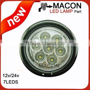 USA 4 inch round LED truck trailer tail Light 12v led tail light for trucks 24v LED Bus Truck Tail Indicator Light