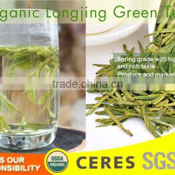 Hangzhou Famous Organic Longjing High Quality Green Tea photo-3