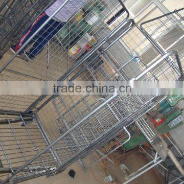 Warehouse Roll Container Steel Trolleys