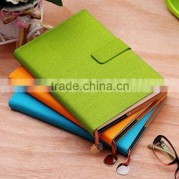pu cover journal refill paper with magnetic buckle
