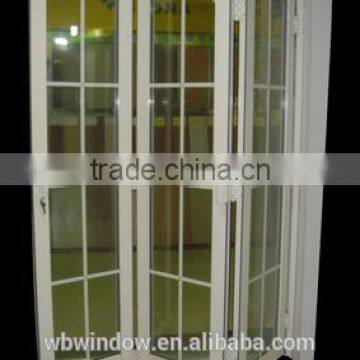 Decorative interior Plastic folding doors burglar designs,PVC accordion grill design doors