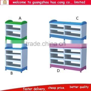 2016 China kids wooden toy storage cabinet for shoes