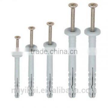 Nylon wall anchor with wings/plastic hammer fixing anchors