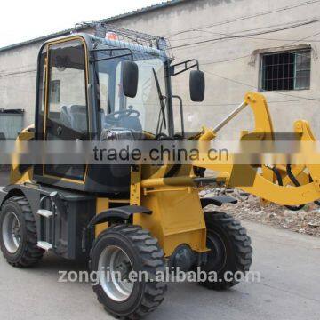 mini farm wheel loader zl08 with Changchai ZN385Q engine 20kw 27hp