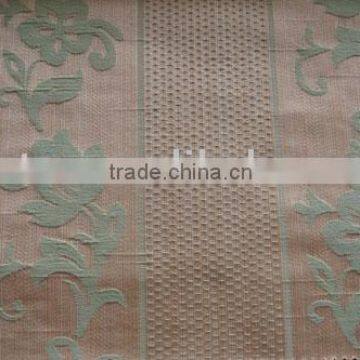 stripe flower jacquard curtain fabric