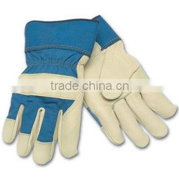 grain leather work gloves